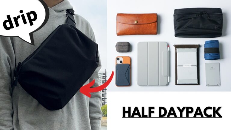 drip half daypack*iPadユーザーのためのボディバッグ 受注生産品