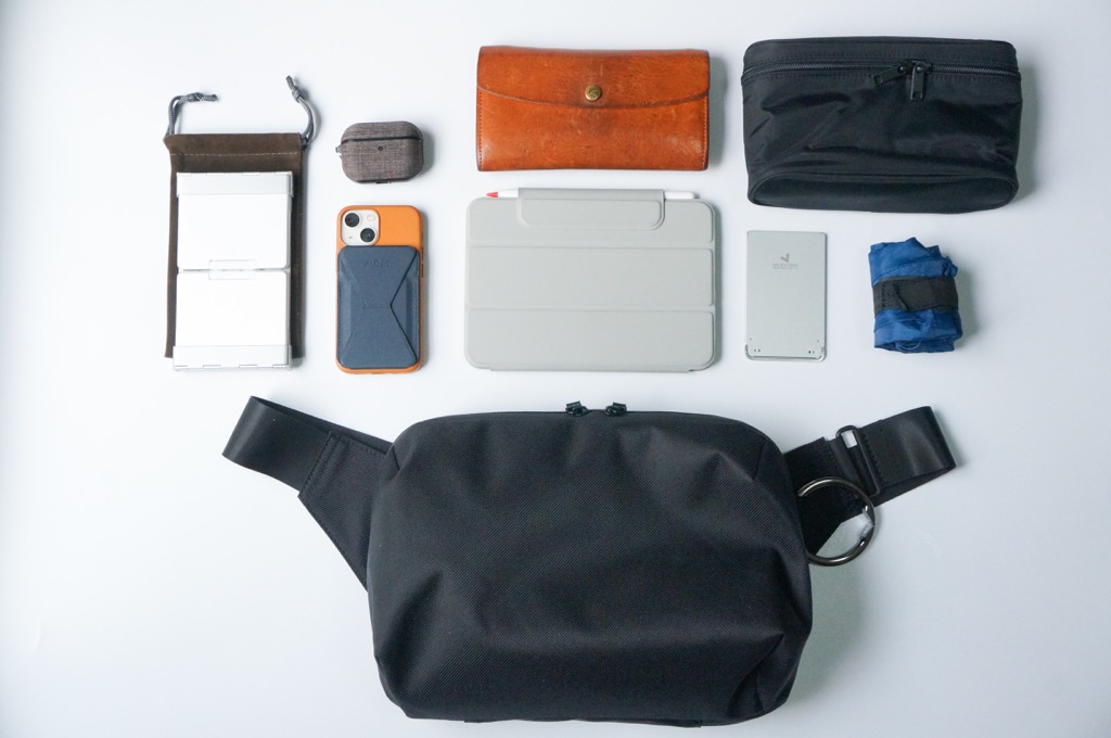 iPadユーザーのためのボディバッグHALF DAYPACK（ハーフデイパック）+